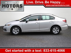 Used 2013  Honda Civic Sedan 4d LX Auto at Warner Motors near East Orange&comma; NJ