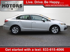 Used 2013  Honda Civic Sedan 4d LX Auto at Warner Motors near East Orange&comma; NJ