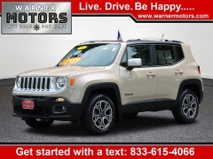 Used 2016 Jeep Renegade 4d SUV 4WD Limited at Warner Motors near East Orange, NJ