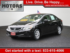 Used 2015 Honda Civic Sedan 4d LX CVT at Warner Motors near East Orange, NJ