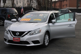 Used 2019  Nissan Sentra 4d Sedan SV at Warner Motors near East Orange&comma; NJ
