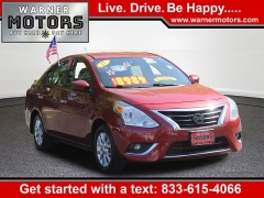 Used 2017  Nissan Versa 4d Sedan SV at Warner Motors near East Orange&comma; NJ