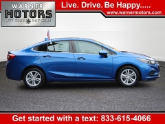 Used 2018  Chevrolet Cruze 4d Sedan LT Auto at Warner Motors near East Orange, NJ