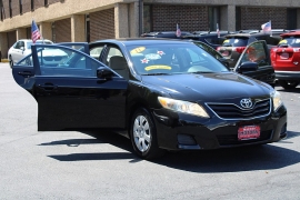 Used 2011  Toyota Camry 4d Sedan LE Auto at Warner Motors near East Orange&comma; NJ
