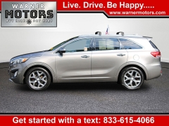 Used 2016  Kia Sorento 4d SUV AWD SX at Warner Motors near East Orange&comma; NJ