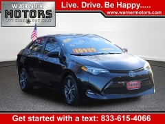 Used 2018  Toyota Corolla 4d Sedan LE at Warner Motors near East Orange, NJ