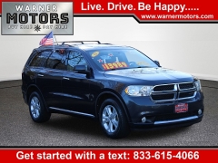 Used 2013  Dodge Durango 4d SUV AWD Crew at Warner Motors near East Orange, NJ