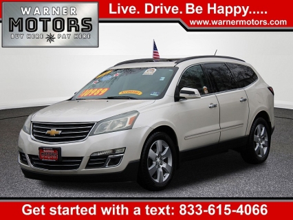Used 2014 Chevrolet Traverse 4d SUV AWD LTZ at Warner Motors near East Orange, NJ