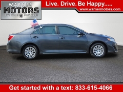 Used 2012 Toyota Camry 4d Sedan LE at Warner Motors near East Orange, NJ