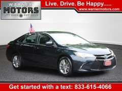 Used 2016 Toyota Camry 4d Sedan SE at Warner Motors near East Orange, NJ