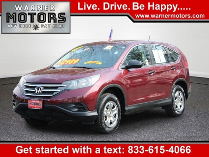 Used 2014 Honda CR-V 4d SUV AWD LX at Warner Motors near East Orange, NJ