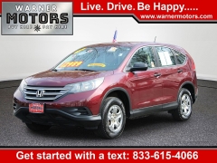 Used 2014  Honda CR-V 4d SUV AWD LX at Warner Motors near East Orange&comma; NJ