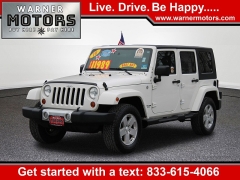 Used 2010  Jeep Wrangler Unlimited 4d Convertible 4WD Sahara at Warner Motors near East Orange&comma; NJ
