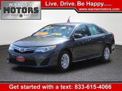 Used 2012 Toyota Camry 4d Sedan LE at Warner Motors near East Orange, NJ
