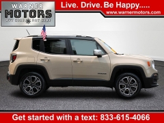 Used 2016 Jeep Renegade 4d SUV 4WD Limited at Warner Motors near East Orange, NJ