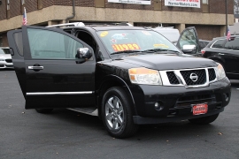 Used 2012  Nissan Armada 4d SUV 4WD Platinum at Warner Motors near East Orange, NJ