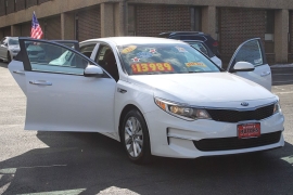 Used 2018  Kia Optima 4d Sedan LX at Warner Motors near East Orange&comma; NJ