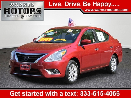 Used 2017 Nissan Versa 4d Sedan SV at Warner Motors near East Orange, NJ