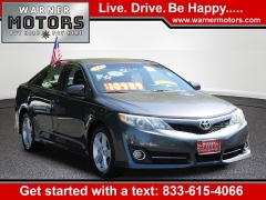 Used 2013  Toyota Camry 4d Sedan SE at Warner Motors near East Orange&comma; NJ