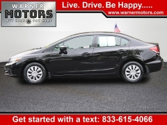 Used 2015 Honda Civic Sedan 4d LX CVT at Warner Motors near East Orange, NJ