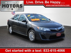 Used 2012 Toyota Camry 4d Sedan LE at Warner Motors near East Orange, NJ