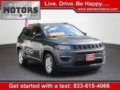 Used 2018  Jeep Compass 4d SUV FWD Sport at Warner Motors near East Orange&comma; NJ