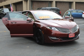 Used 2015  Lincoln MKZ 4d Sedan AWD Ecoboost at Warner Motors near East Orange&comma; NJ