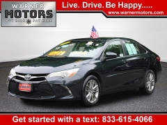 Used 2016 Toyota Camry 4d Sedan SE at Warner Motors near East Orange, NJ