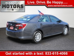 Used 2012 Toyota Camry 4d Sedan LE at Warner Motors near East Orange, NJ