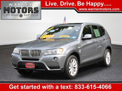 Used 2013 BMW X3 AWD 4dr xDrive28i at Warner Motors near East Orange, NJ