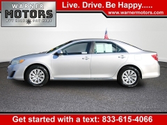 Used 2012 Toyota Camry 4d Sedan LE at Warner Motors near East Orange, NJ