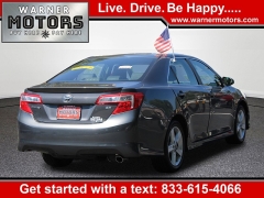 Used 2013  Toyota Camry 4d Sedan SE at Warner Motors near East Orange&comma; NJ