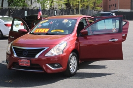 Used 2017  Nissan Versa 4d Sedan SV at Warner Motors near East Orange&comma; NJ