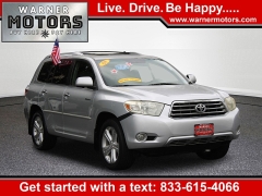 Used 2008  Toyota Highlander 4d SUV AWD Limited at Warner Motors near East Orange&comma; NJ