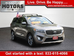 Used 2016  Kia Sorento 4d SUV AWD SX at Warner Motors near East Orange&comma; NJ
