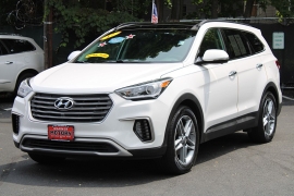 Used 2017  Hyundai Santa Fe 4d SUV AWD SE Ultimate at Warner Motors near East Orange&comma; NJ