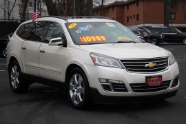 Used 2014  Chevrolet Traverse 4d SUV AWD LTZ at Warner Motors near East Orange&comma; NJ