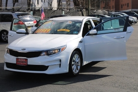 Used 2018  Kia Optima 4d Sedan LX at Warner Motors near East Orange&comma; NJ
