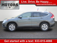 Used 2012 Honda CR-V 4d SUV AWD EX-L at Warner Motors near East Orange, NJ