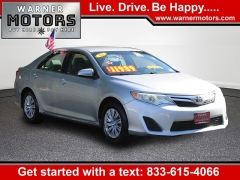 Used 2012 Toyota Camry 4d Sedan LE at Warner Motors near East Orange, NJ