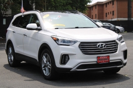 Used 2017  Hyundai Santa Fe 4d SUV AWD SE Ultimate at Warner Motors near East Orange&comma; NJ