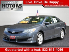 Used 2013  Toyota Camry 4d Sedan SE at Warner Motors near East Orange&comma; NJ
