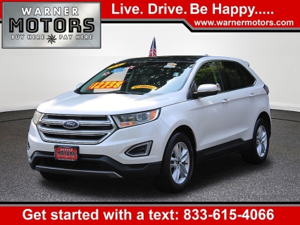 Used 2015 Ford Edge 4d SUV AWD SEL EcoBoost at Warner Motors near East Orange, NJ