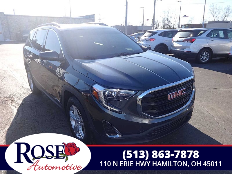 Used 2018  GMC Terrain 4d SUV FWD SLE 1.5L Turbo at Rose Automotive near Hamilton, OH