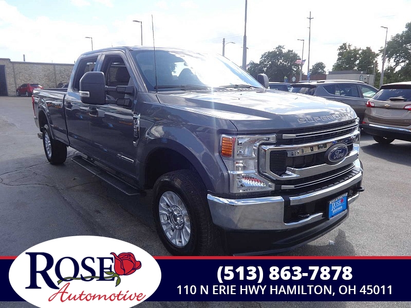 Used 2022  Ford Super Duty F-250 4WD XLT Crew Cab SRW 8' Box at Rose Automotive near Hamilton, OH