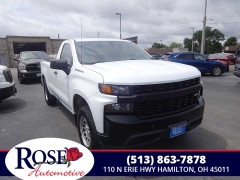 Used 2019 Chevrolet Silverado 1500 4WD Reg Cab Work Truck Longbed at Rose Automotive near Hamilton, OH