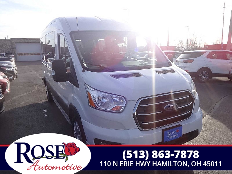 Used 2020  Ford Transit 350 Passenger Wagon Med Roof Van RWD XLT at Rose Automotive near Hamilton, OH