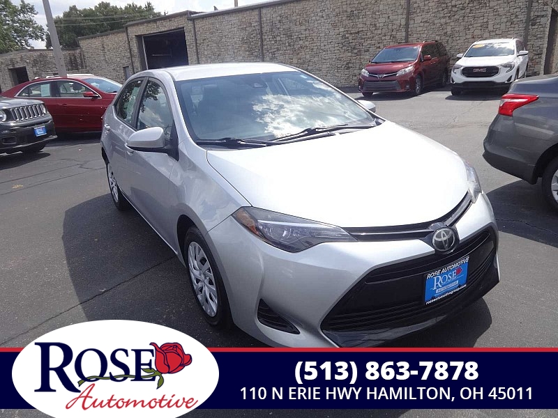 Used 2018  Toyota Corolla 4d Sedan LE at Rose Automotive near Hamilton, OH