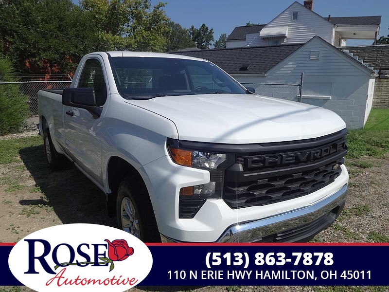Used 2022  Chevrolet Silverado 1500 2WD Reg Cab 140" Work Truck at Rose Automotive near Hamilton, OH
