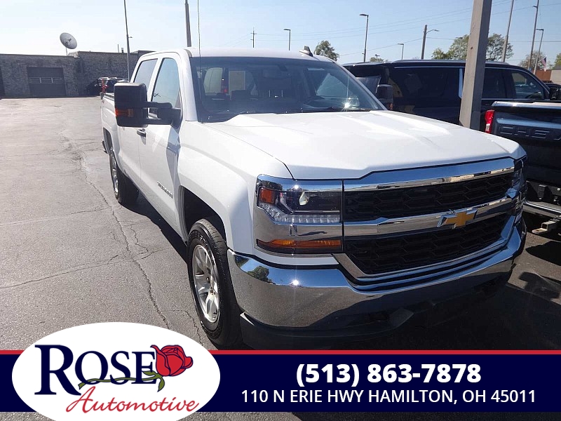 Used 2018  Chevrolet Silverado 1500 4WD Crew Cab 143.5" LS at Rose Automotive near Hamilton, OH